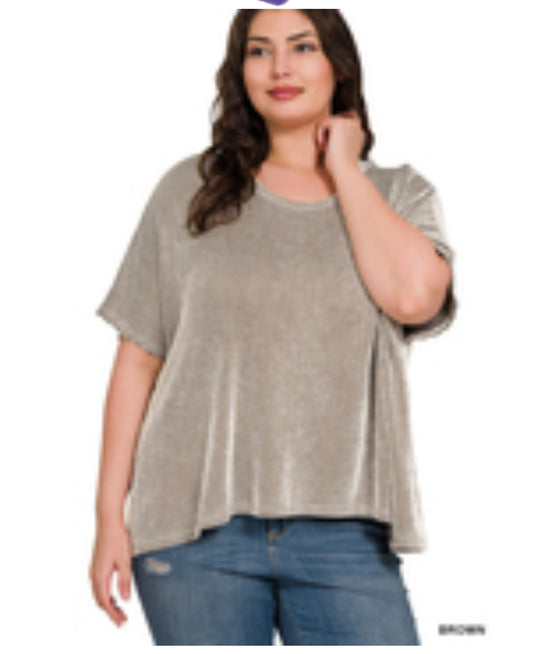 Striped Flowy Top
