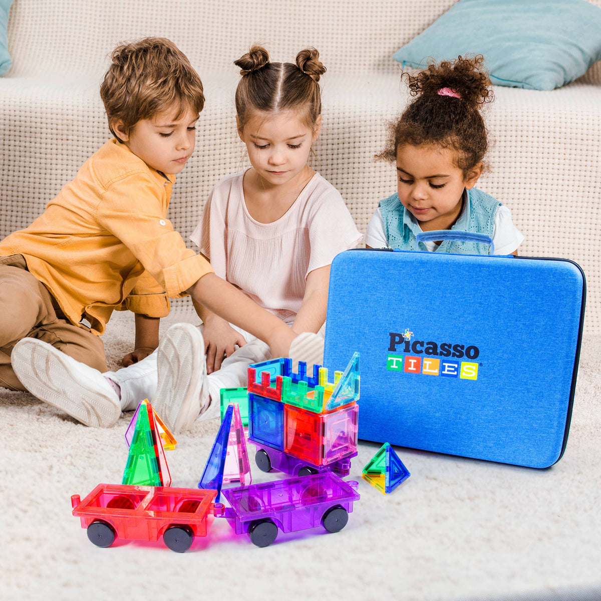 PicassoTiles Magnetic Tiles Medium Storage Case
