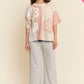 PLUS CASUAL PULLOVER SHORT SLEEVE KNIT TOP