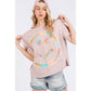 BOHO PATCHWORK SMILEY TEE