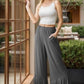 SOLID CASUAL PANTS