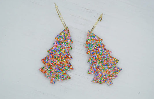 Confetti Christmas Earrings