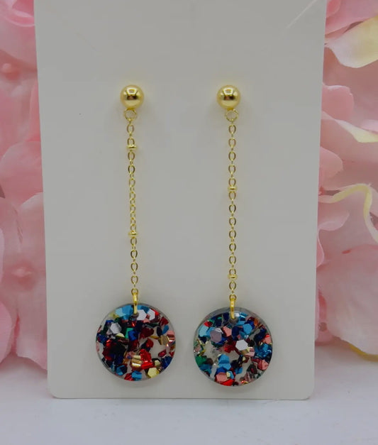 Confetti Drop Earrings