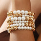 5pc pearl bracelet set