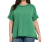 Green Ribbed Top