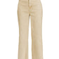 Raw Hem Wide Leg Jeans