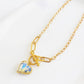 Iridescent Heart Necklace