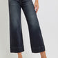Washed Black Cropped Jeans