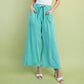 Frayed Cropped Wide Leg Pants