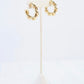 Medium Twisted Hoops