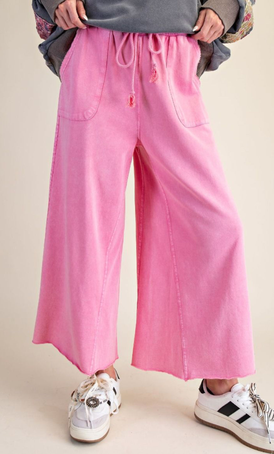 Barbie Pink Mineral Washed Pants