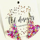 Confetti Heart Earrings