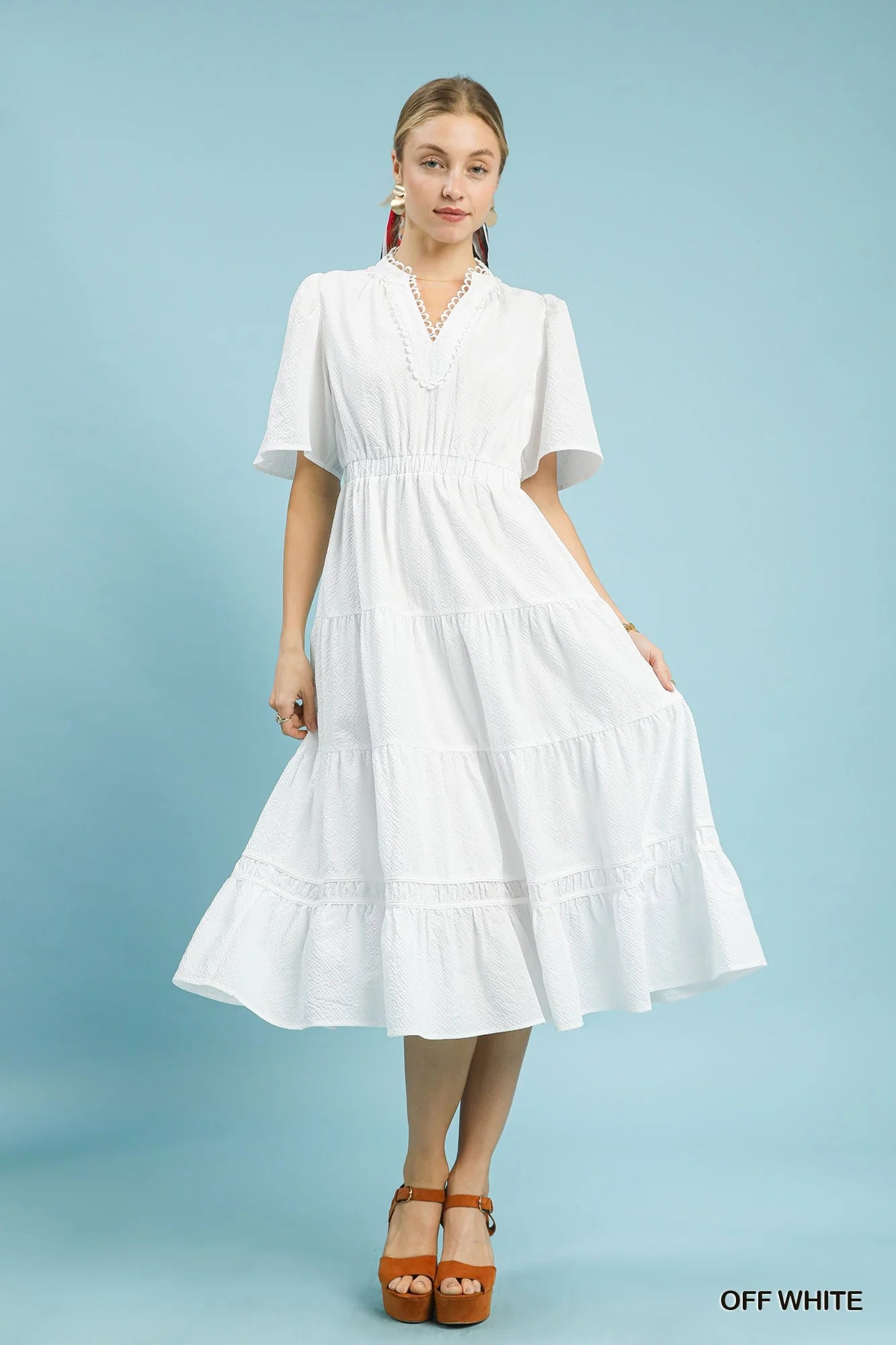 White Midi Dress
