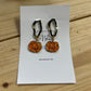 Orange Pumpkin Earrings