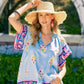 Light Blue Bloom Top