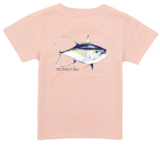 Boys Peach Tuna Tee