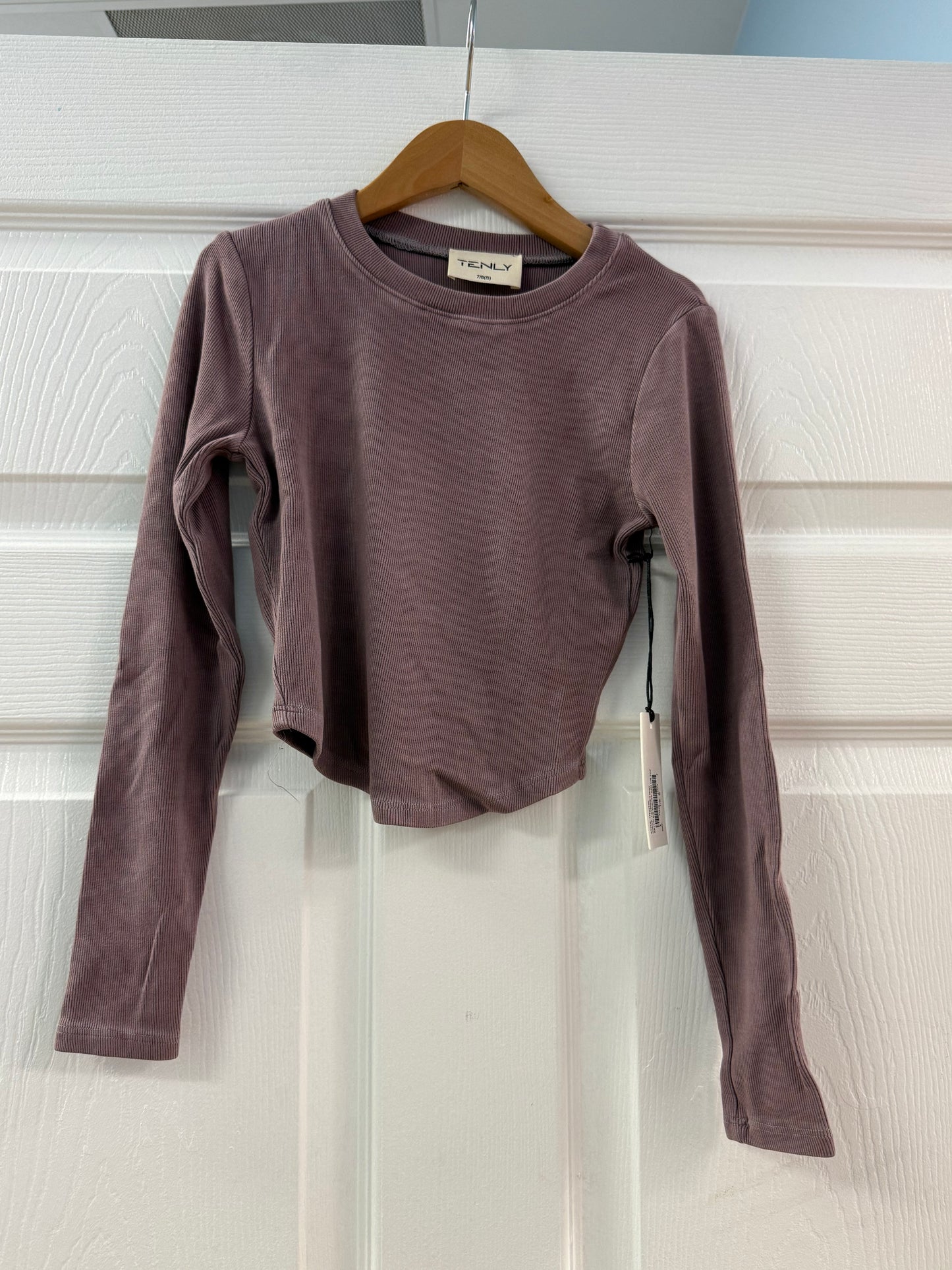 Rayon Ribbed Cap Sleeve Top