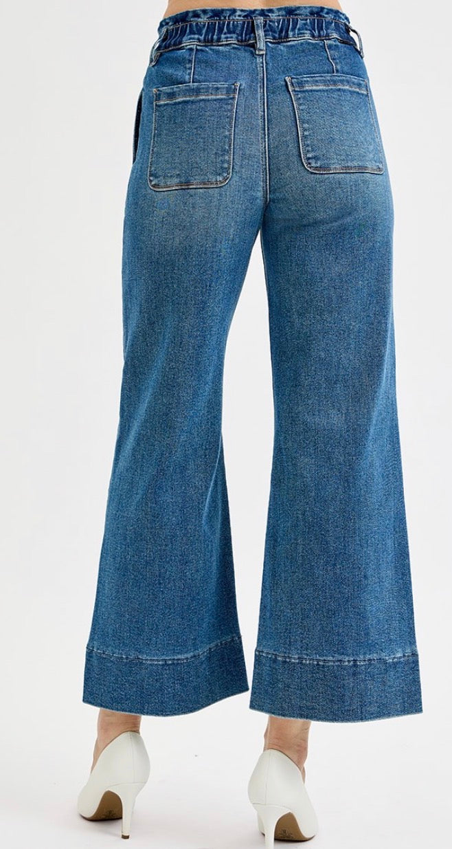 Ruffle Band Jeans