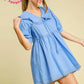Blue Babydoll Dress