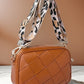 Leopard Strap Crossbody Bag