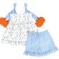 Pumpkin Side Tye Bloomer Set