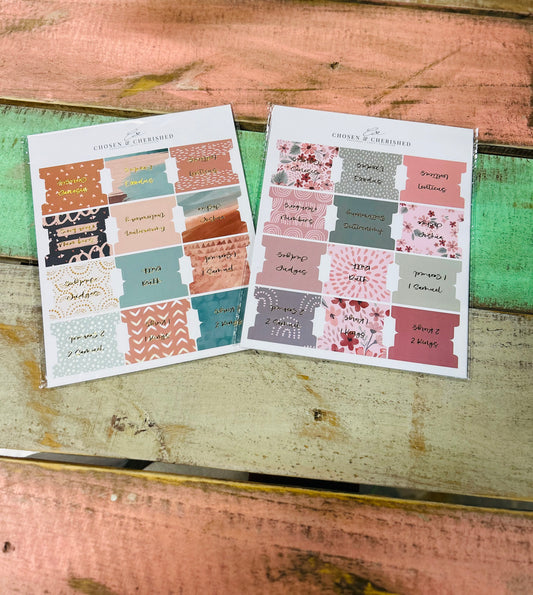 Pretty Bible Tabs