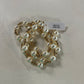 Gold and White Bead Stack