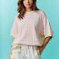 Green & Pink Summer Top