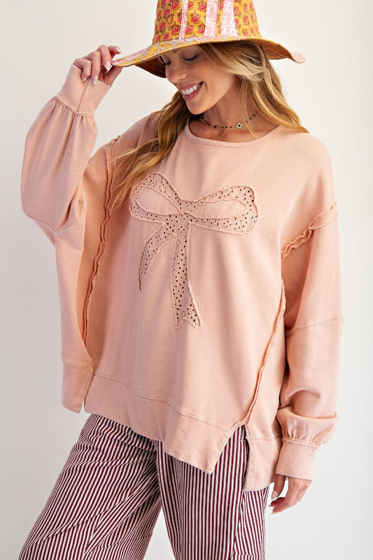 Pink Bow Top