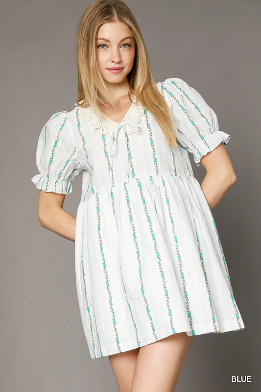 Blue Collar Babydoll Dress