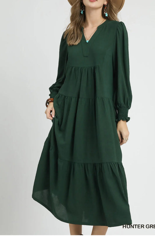 Long Sleeve Midi Dress