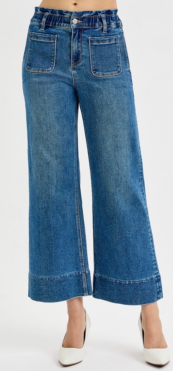 Ruffle Band Jeans