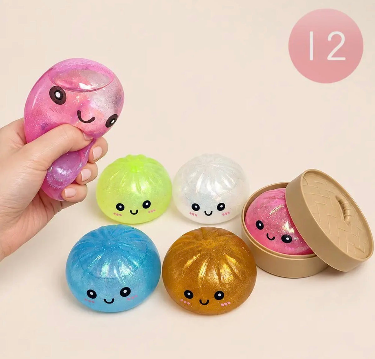 Glitter Dumpling Squishy