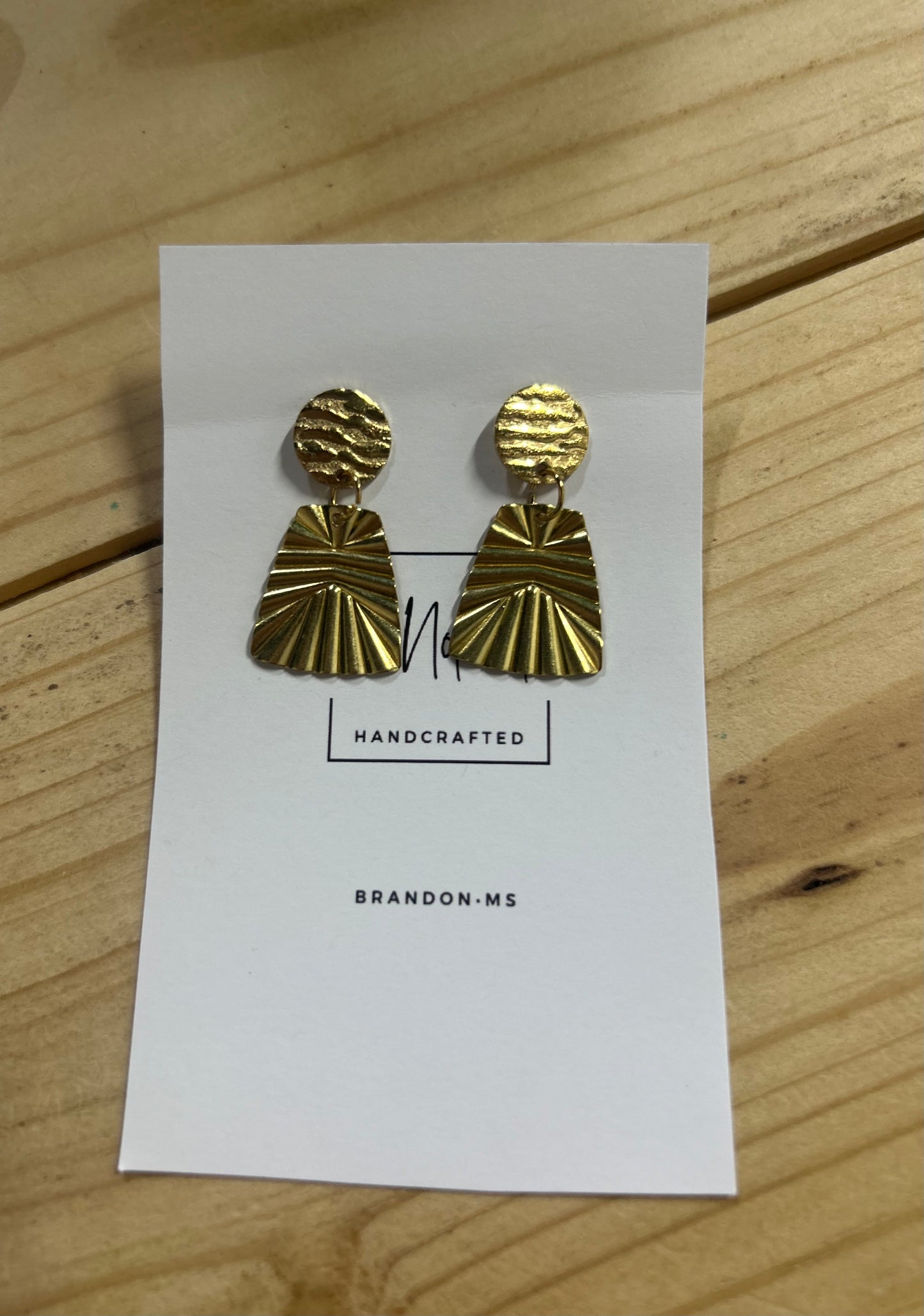 Gold Design Earrings