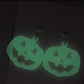 Glow In the Dark Pumpkin Earrings