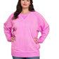 Plus Round Neck Pullover