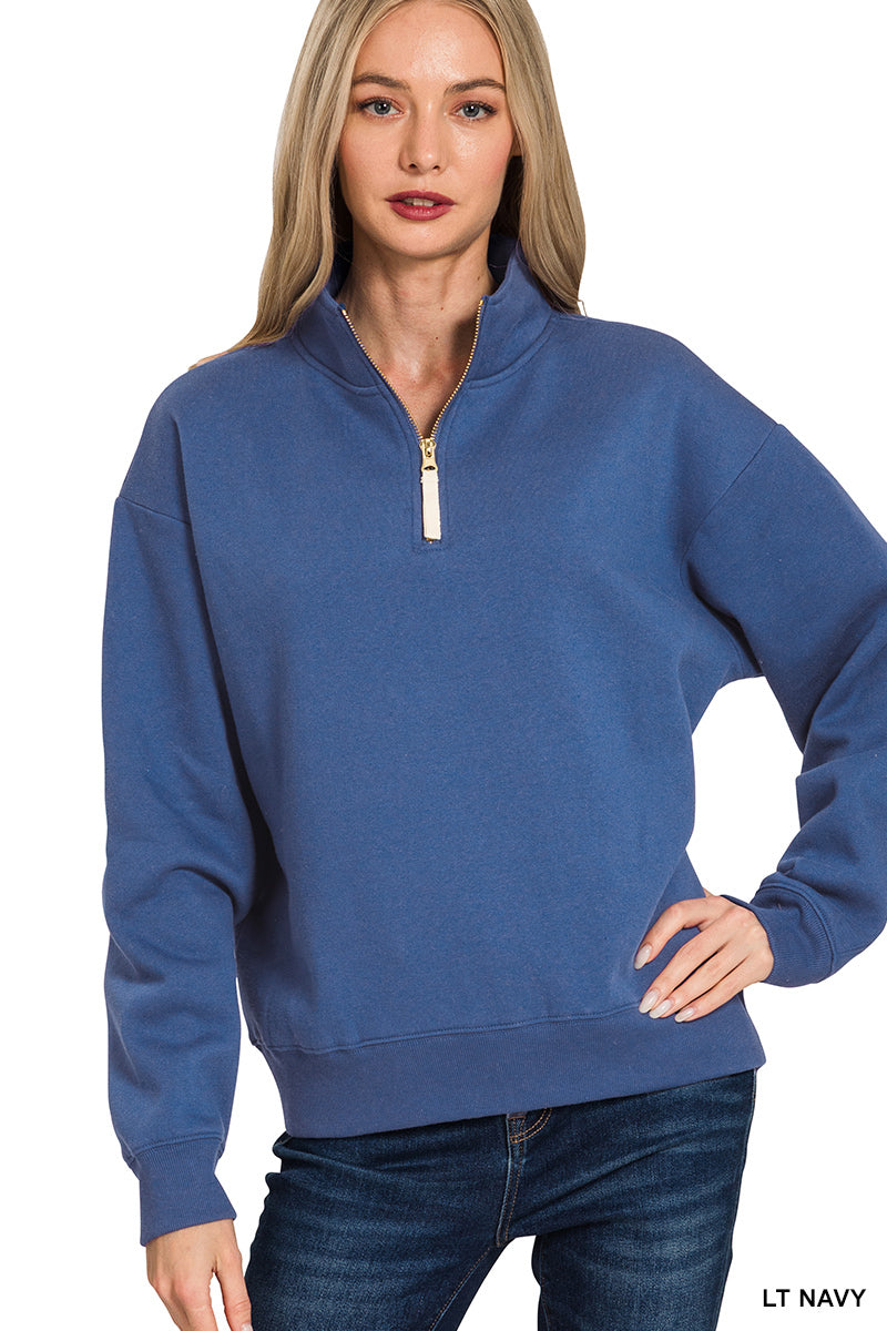 Quarter Zip Fleece Pullover