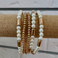 Gold & White Stack