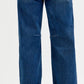 Dark Wash Cuff Barrel Jeans