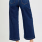High Rise Crop Wide Jeans