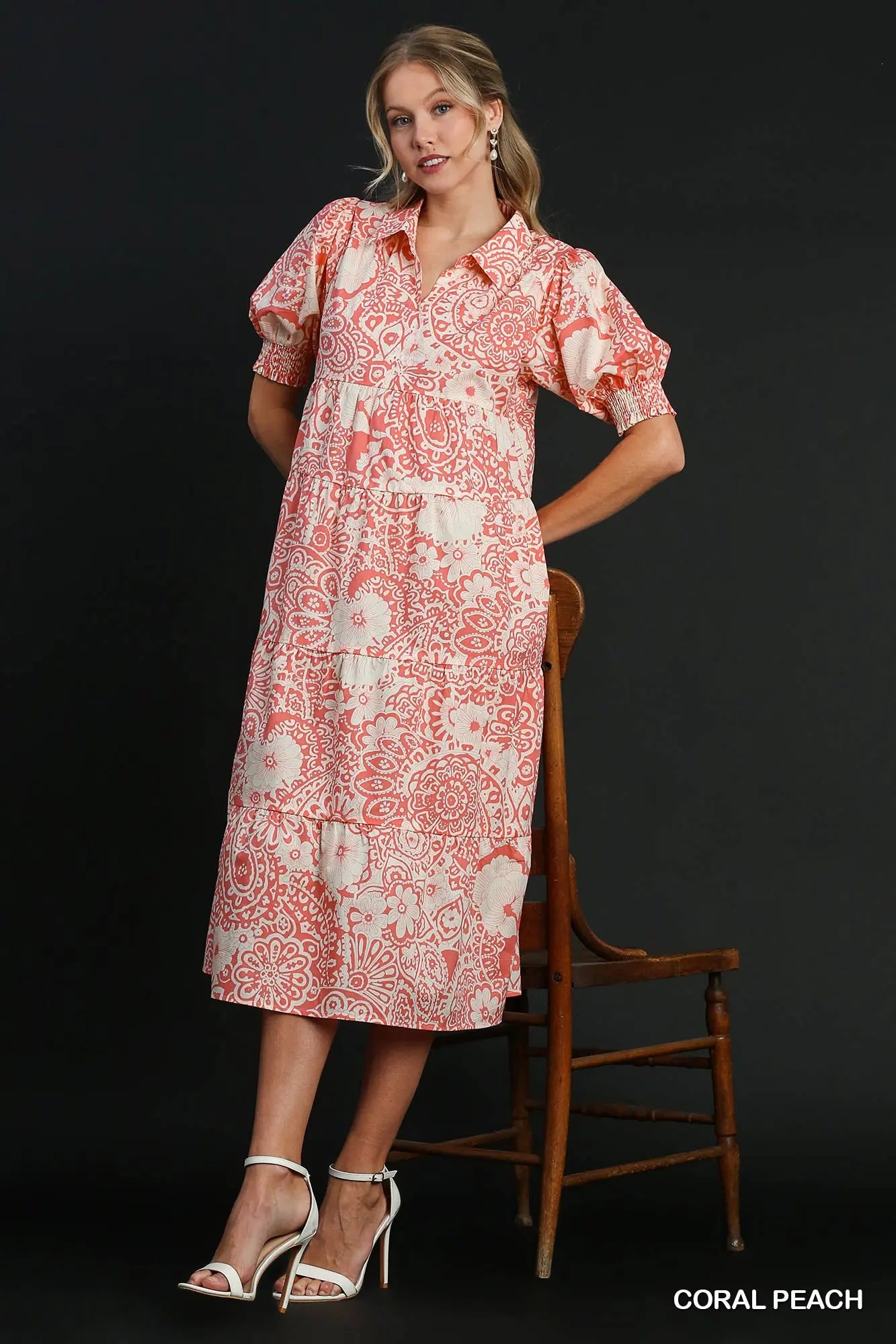 Puff Sleeve Design Dress