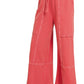French Terry Exposed Seam Pants