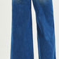High Rise Distressed Cuff Jeans