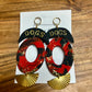 Red & Black Dog Earrings