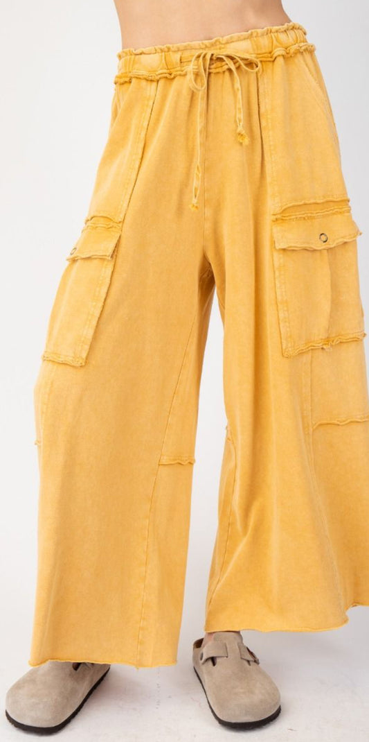 Yellow Pocket Pants