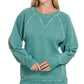 Solid Pocket Sweatshirt
