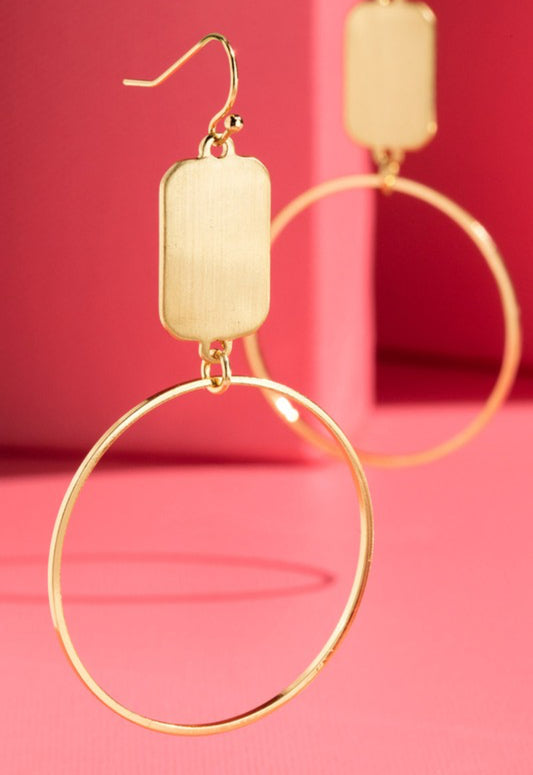 Ring and Charm Earrings