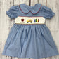 Wheels On The Bus Smocked Dress