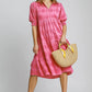 Pink Tiered Designed Dress