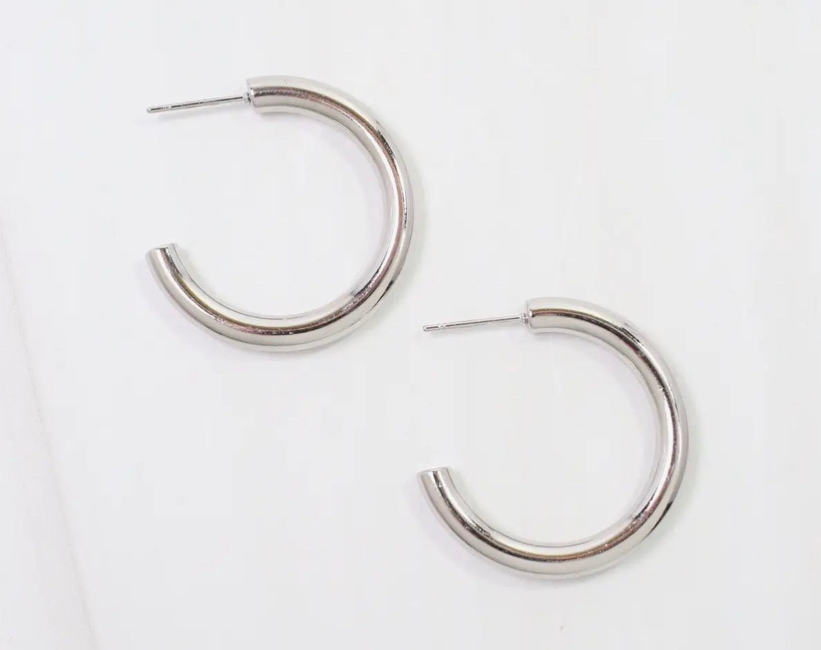 Circle Hoop Earrings